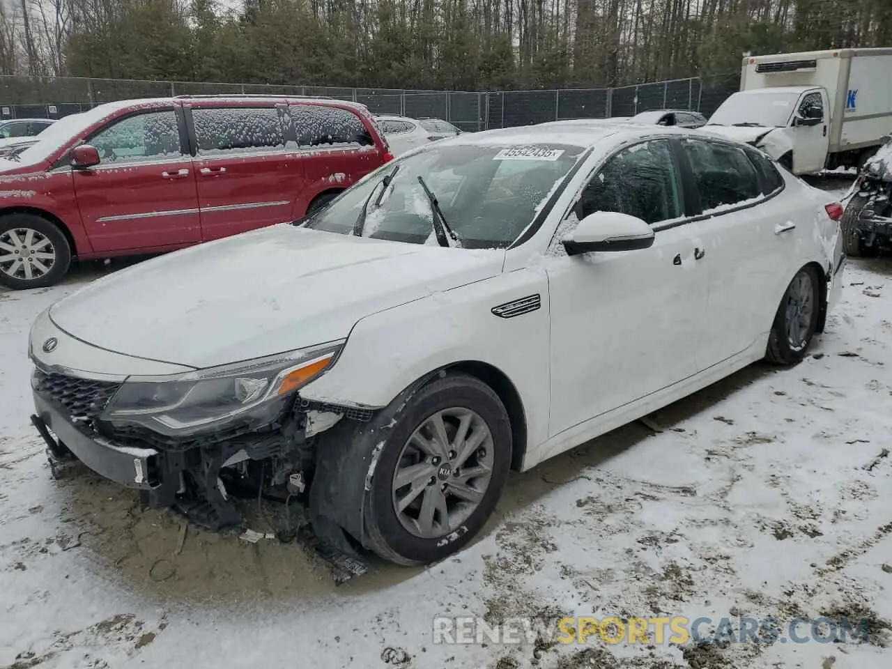 1 Photograph of a damaged car 5XXGT4L31KG369860 KIA OPTIMA 2019