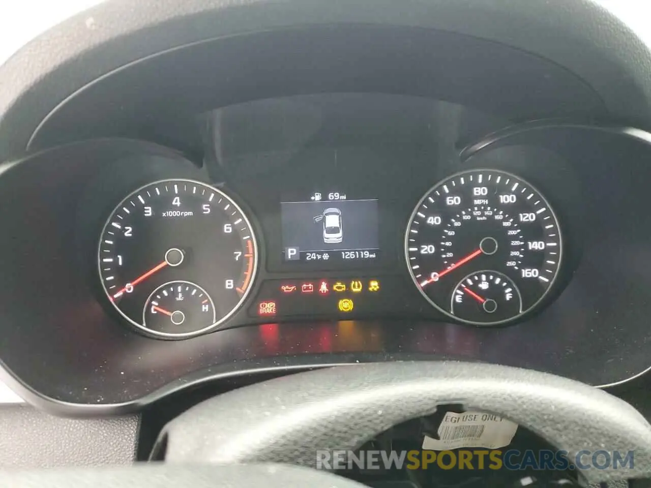 9 Photograph of a damaged car 5XXGT4L31KG369860 KIA OPTIMA 2019
