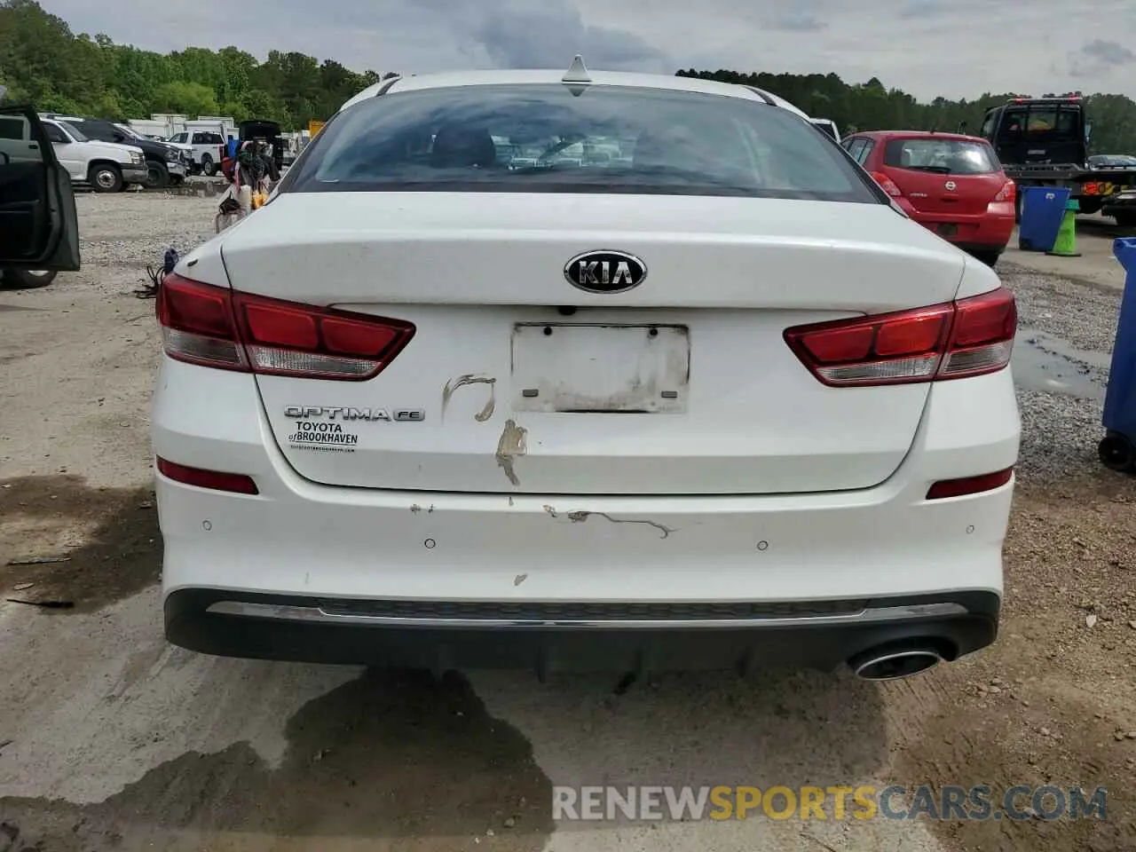 6 Photograph of a damaged car 5XXGT4L32KG282629 KIA OPTIMA 2019