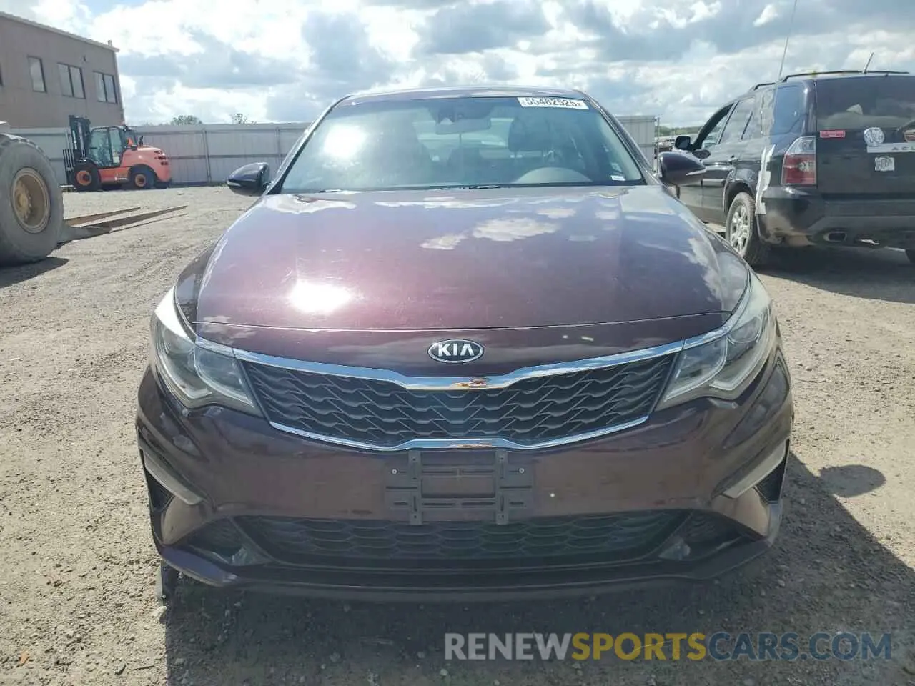 5 Photograph of a damaged car 5XXGT4L32KG286289 KIA OPTIMA 2019