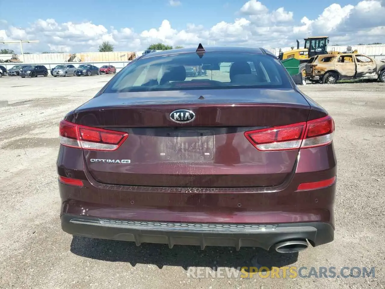 6 Photograph of a damaged car 5XXGT4L32KG286289 KIA OPTIMA 2019