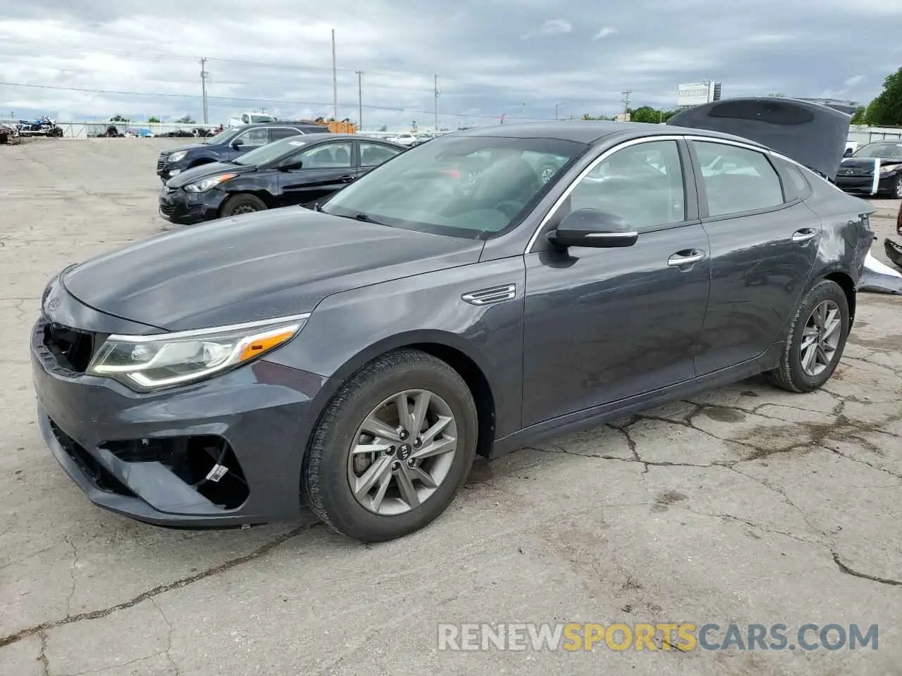 1 Photograph of a damaged car 5XXGT4L32KG292920 KIA OPTIMA 2019