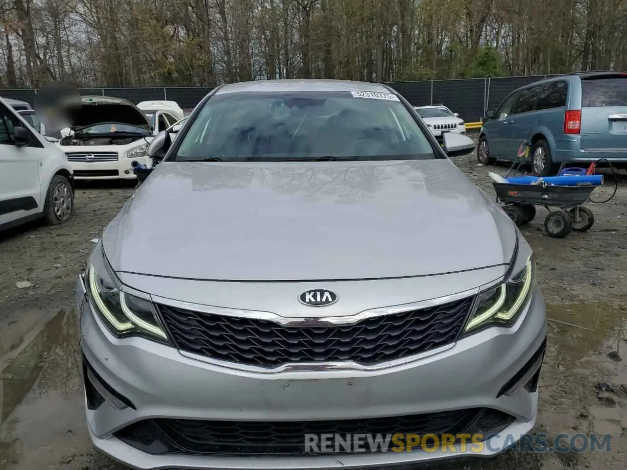 5 Photograph of a damaged car 5XXGT4L32KG332154 KIA OPTIMA 2019