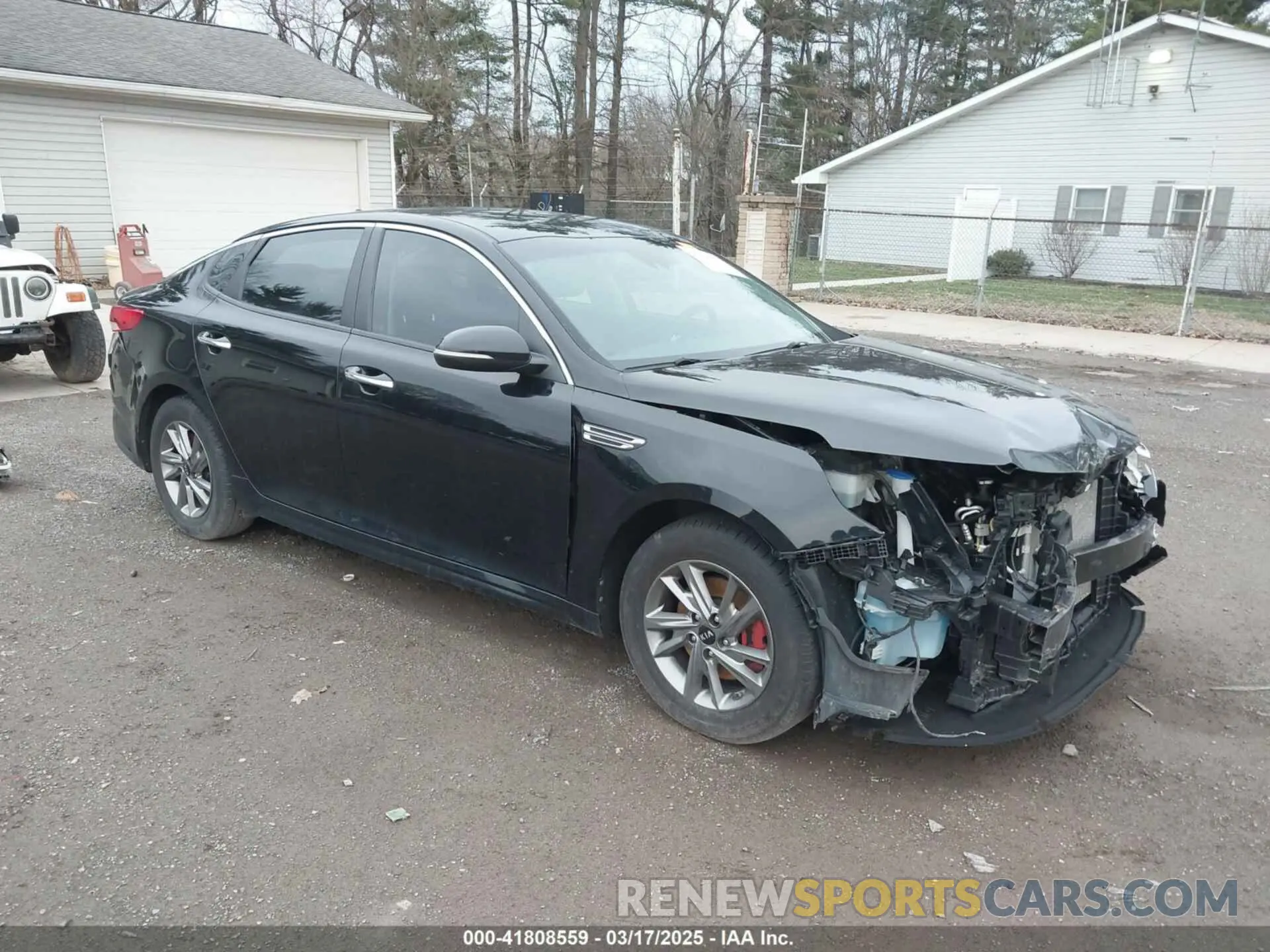 1 Photograph of a damaged car 5XXGT4L32KG339167 KIA OPTIMA 2019