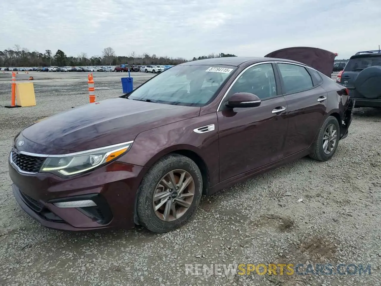 1 Photograph of a damaged car 5XXGT4L32KG346958 KIA OPTIMA 2019