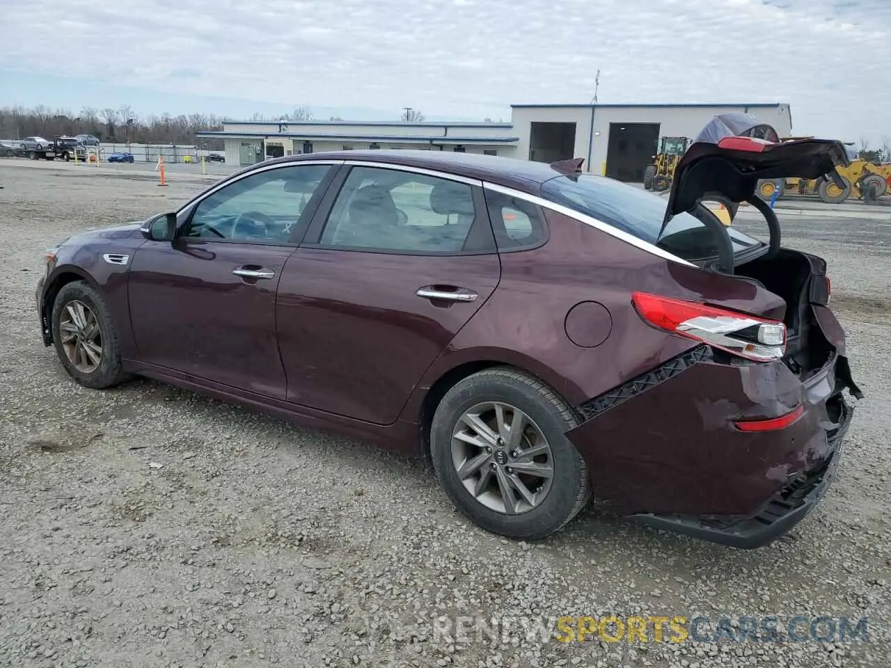 2 Photograph of a damaged car 5XXGT4L32KG346958 KIA OPTIMA 2019