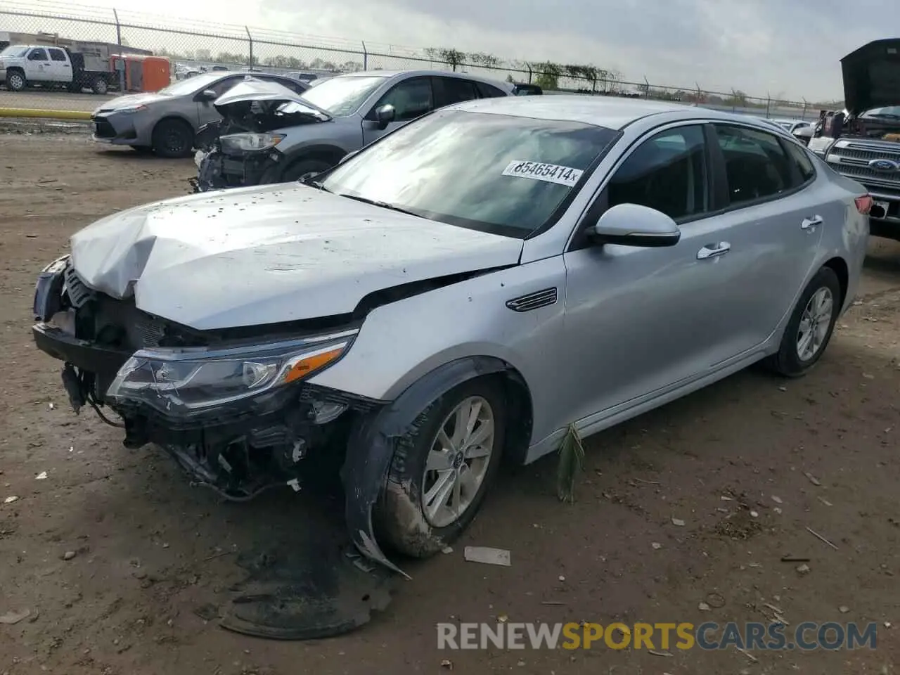 1 Photograph of a damaged car 5XXGT4L33KG275415 KIA OPTIMA 2019