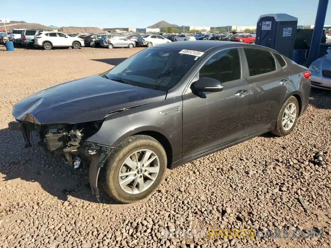 1 Photograph of a damaged car 5XXGT4L33KG275866 KIA OPTIMA 2019