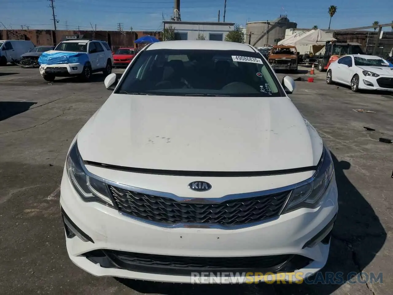 5 Photograph of a damaged car 5XXGT4L33KG276399 KIA OPTIMA 2019