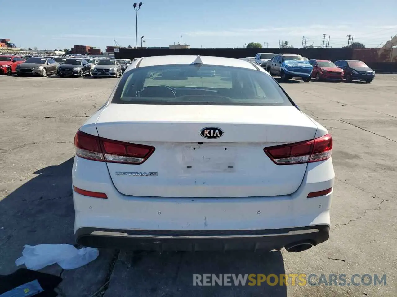 6 Photograph of a damaged car 5XXGT4L33KG276399 KIA OPTIMA 2019