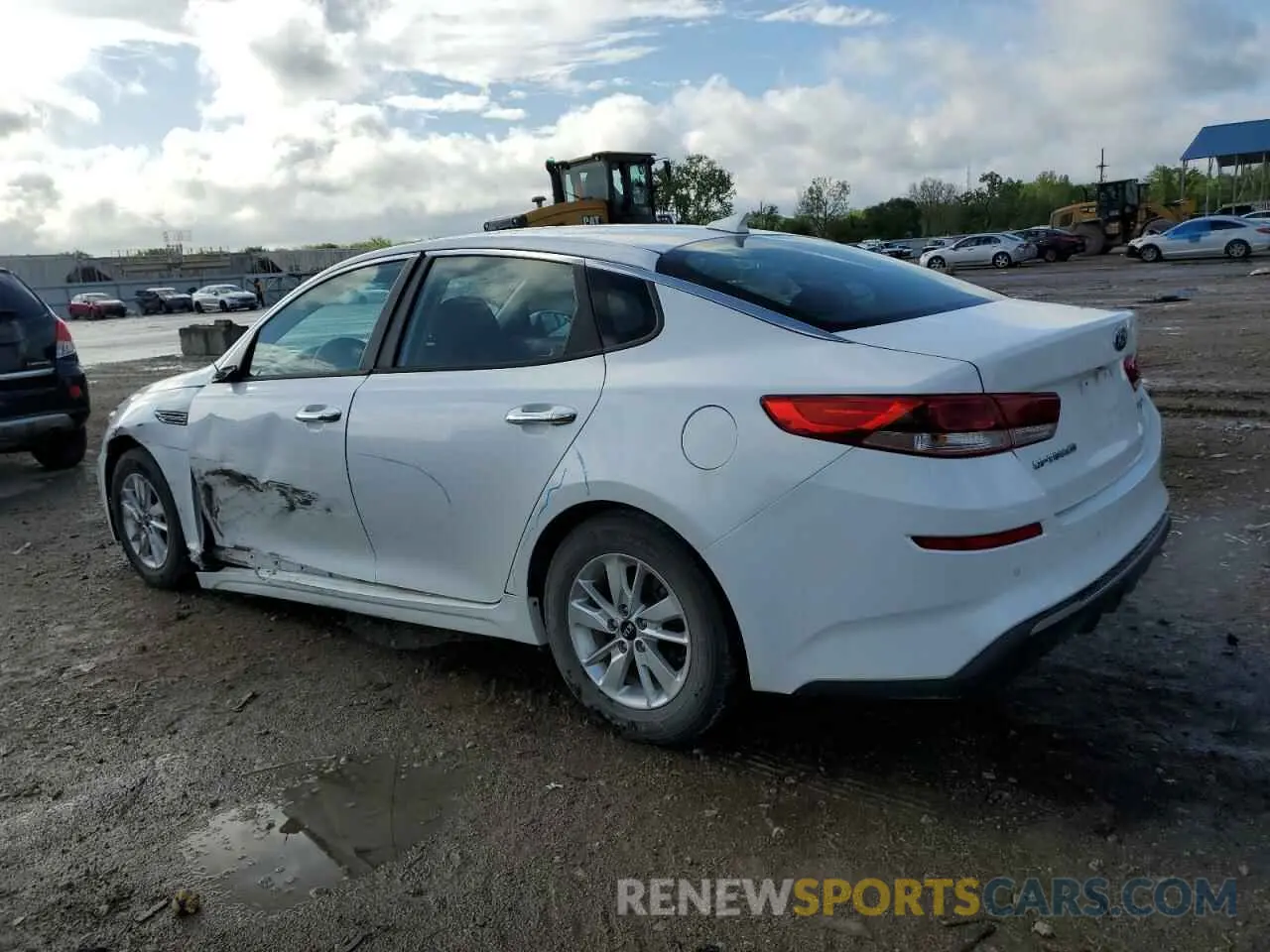 2 Photograph of a damaged car 5XXGT4L33KG278394 KIA OPTIMA 2019