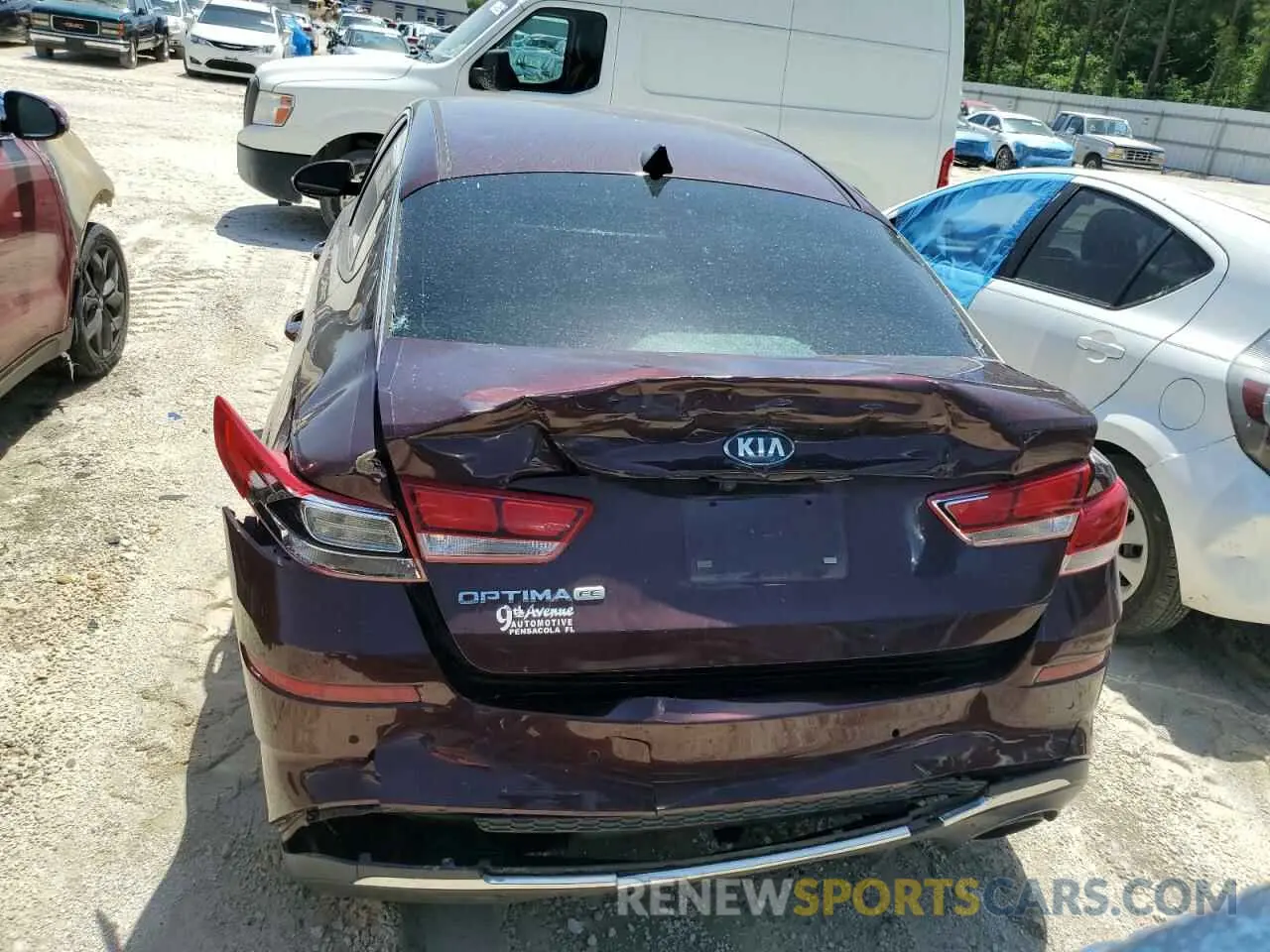 6 Photograph of a damaged car 5XXGT4L33KG294871 KIA OPTIMA 2019