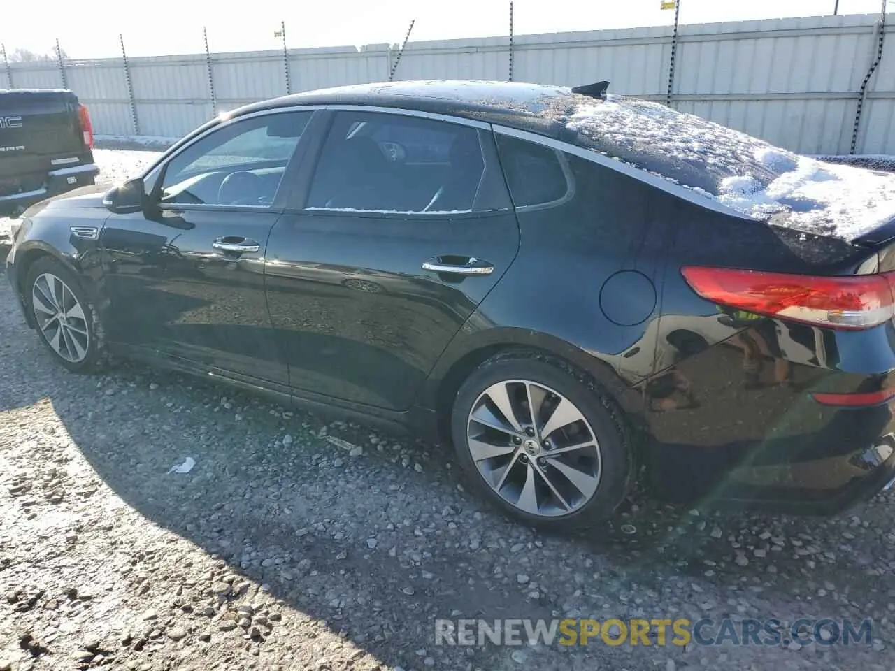 2 Photograph of a damaged car 5XXGT4L33KG295681 KIA OPTIMA 2019