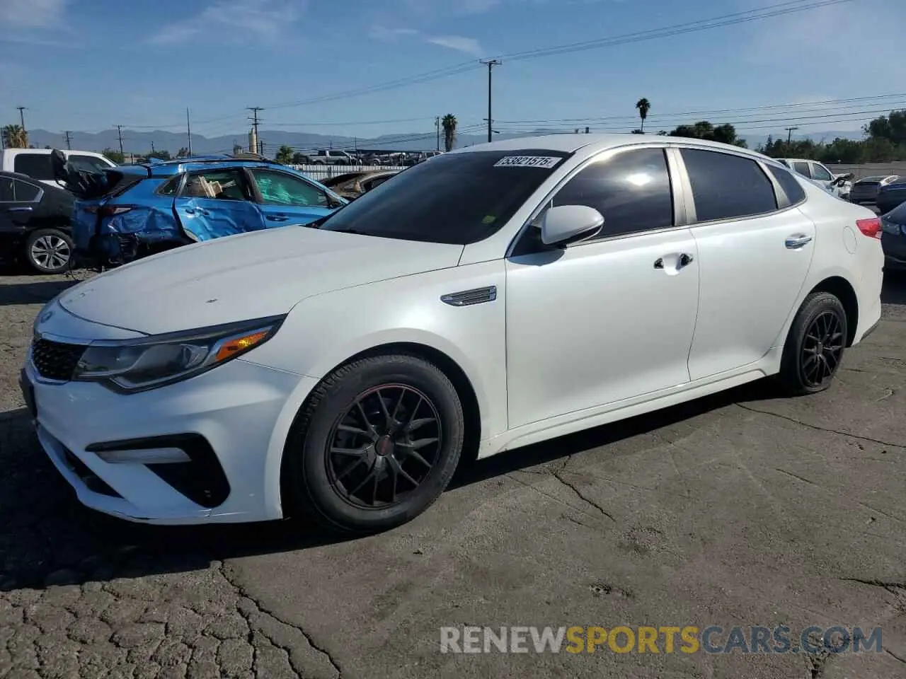 1 Photograph of a damaged car 5XXGT4L33KG302810 KIA OPTIMA 2019