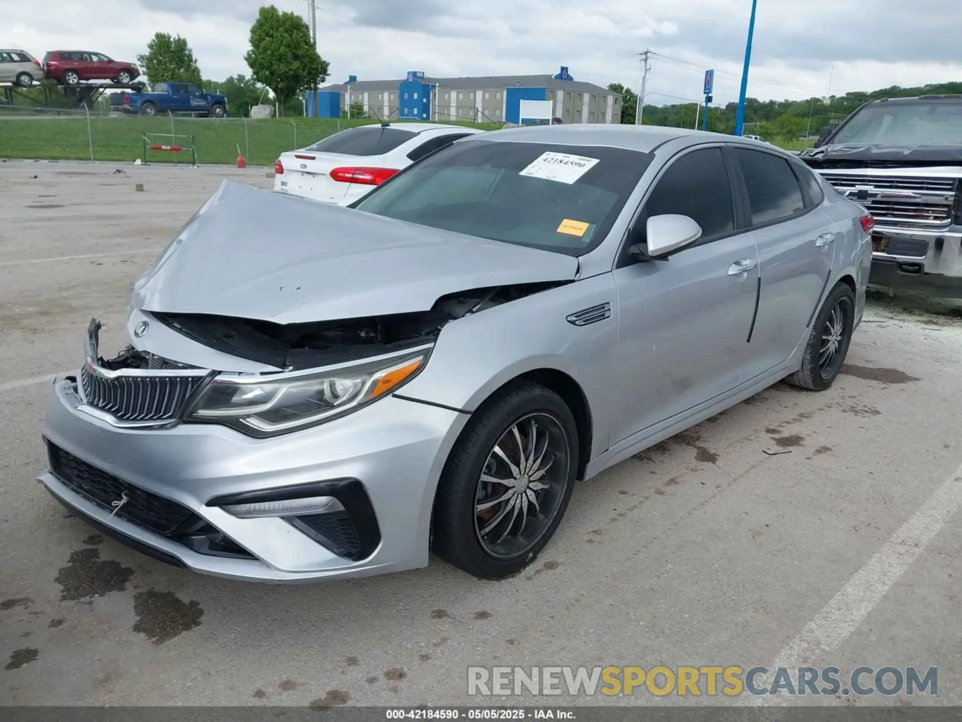 2 Photograph of a damaged car 5XXGT4L33KG320322 KIA OPTIMA 2019