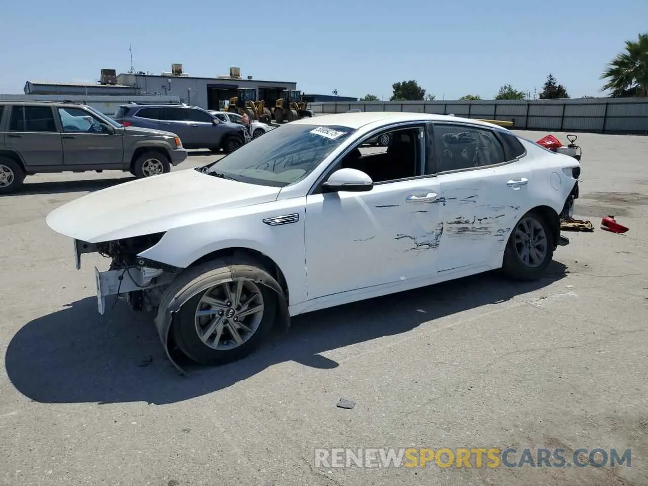 1 Photograph of a damaged car 5XXGT4L33KG331255 KIA OPTIMA 2019