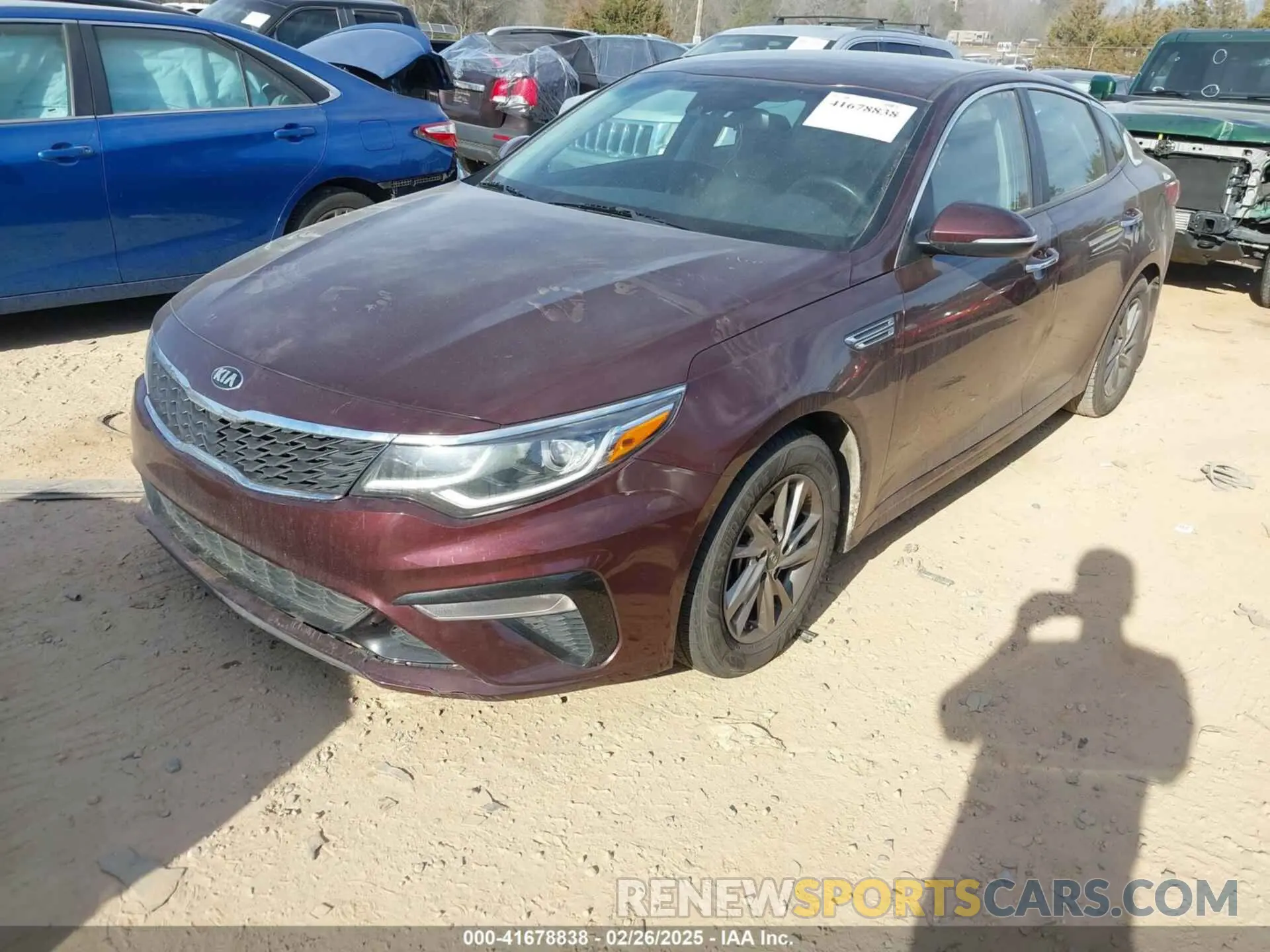 2 Photograph of a damaged car 5XXGT4L33KG333586 KIA OPTIMA 2019