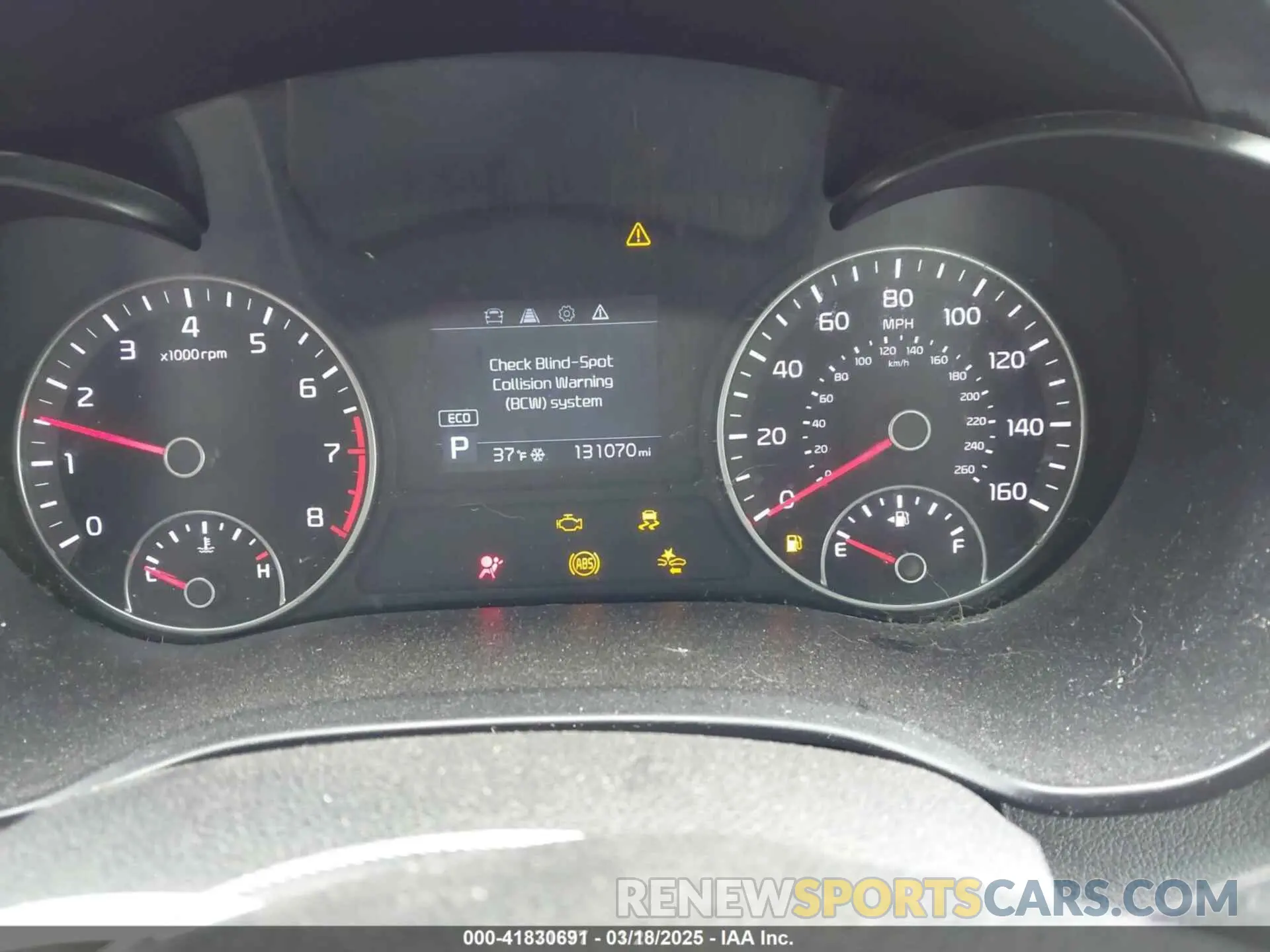 7 Photograph of a damaged car 5XXGT4L33KG337279 KIA OPTIMA 2019