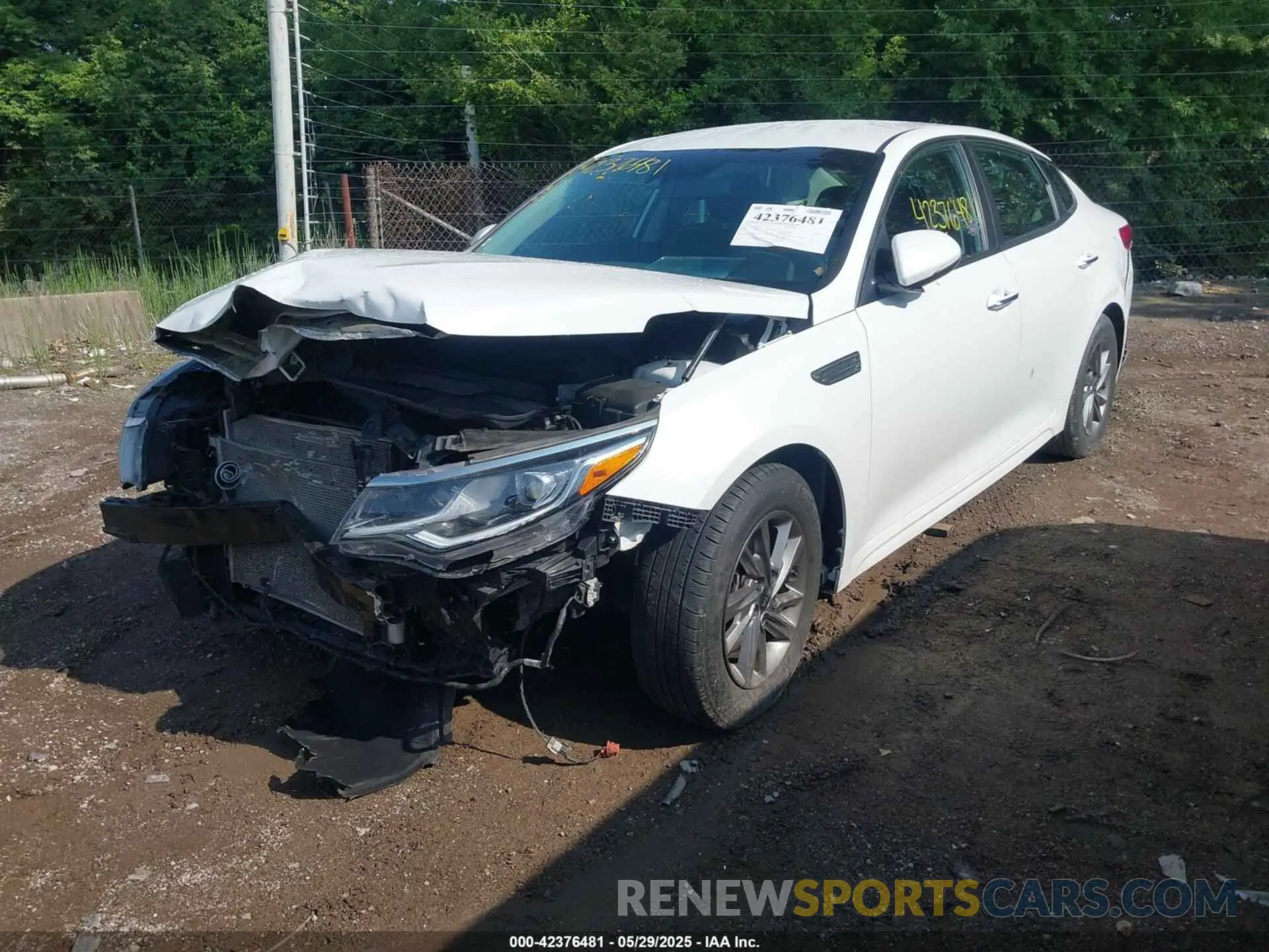 6 Photograph of a damaged car 5XXGT4L33KG346192 KIA OPTIMA 2019