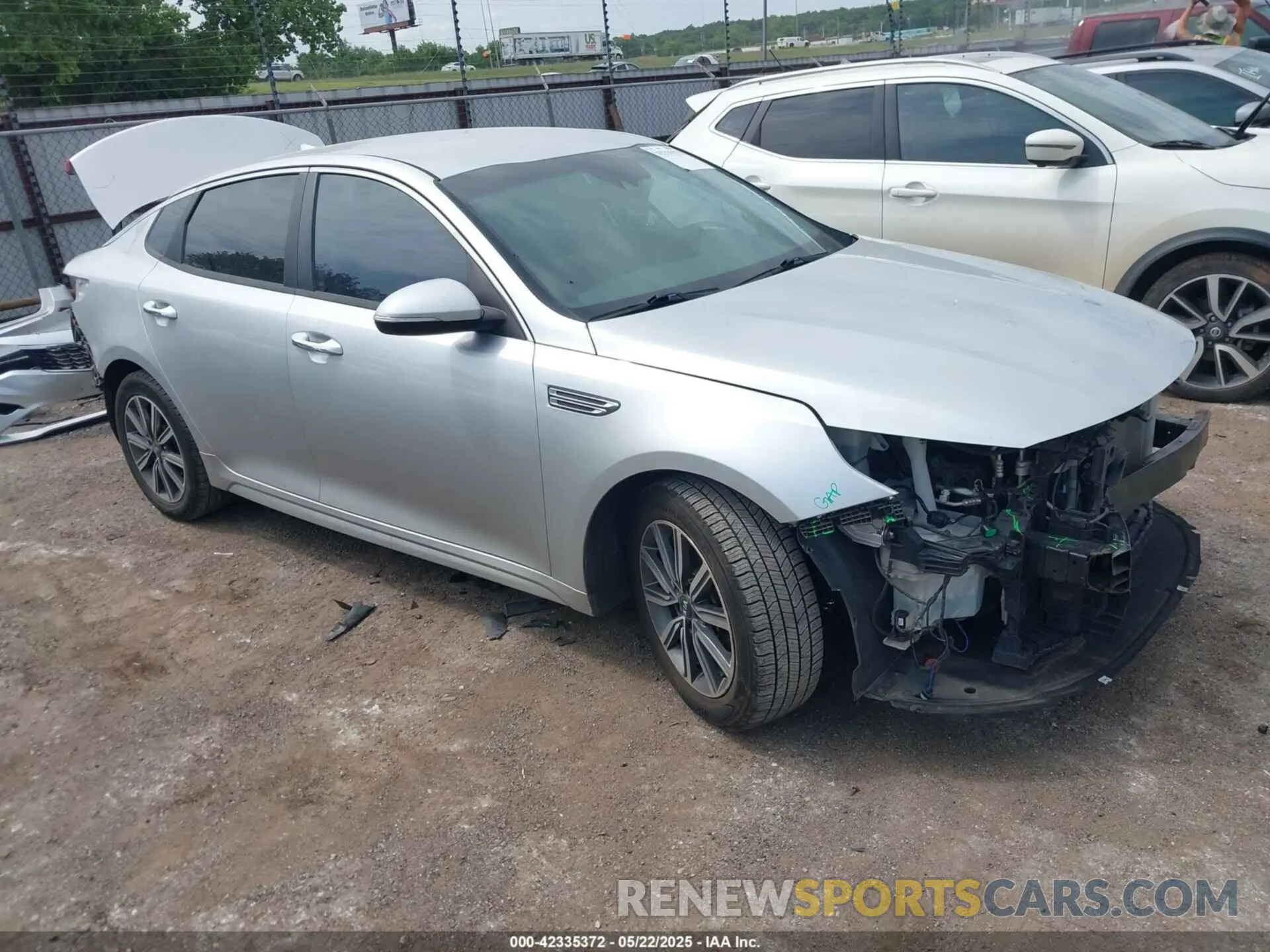 1 Photograph of a damaged car 5XXGT4L33KG346676 KIA OPTIMA 2019
