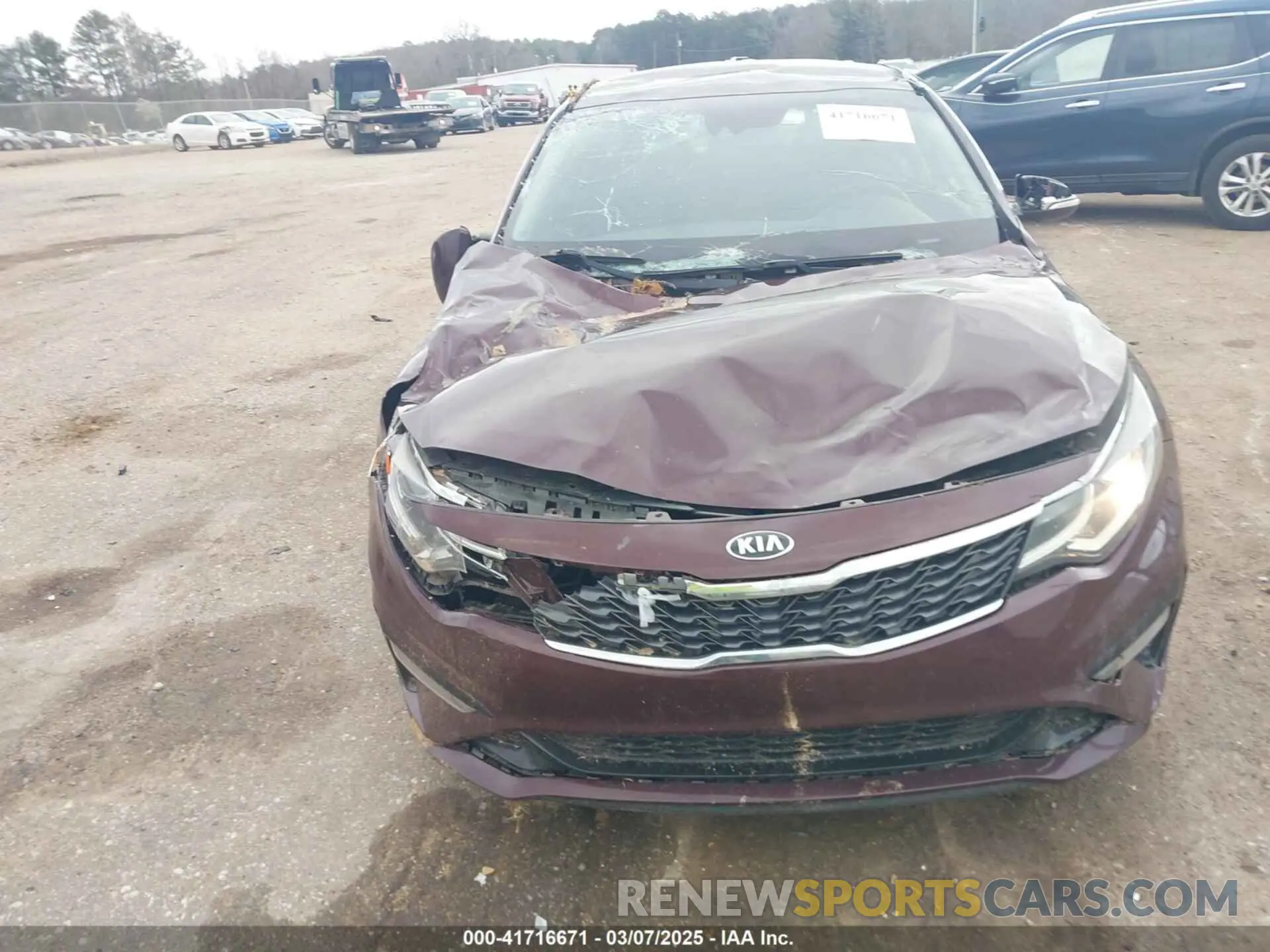 6 Photograph of a damaged car 5XXGT4L33KG346967 KIA OPTIMA 2019