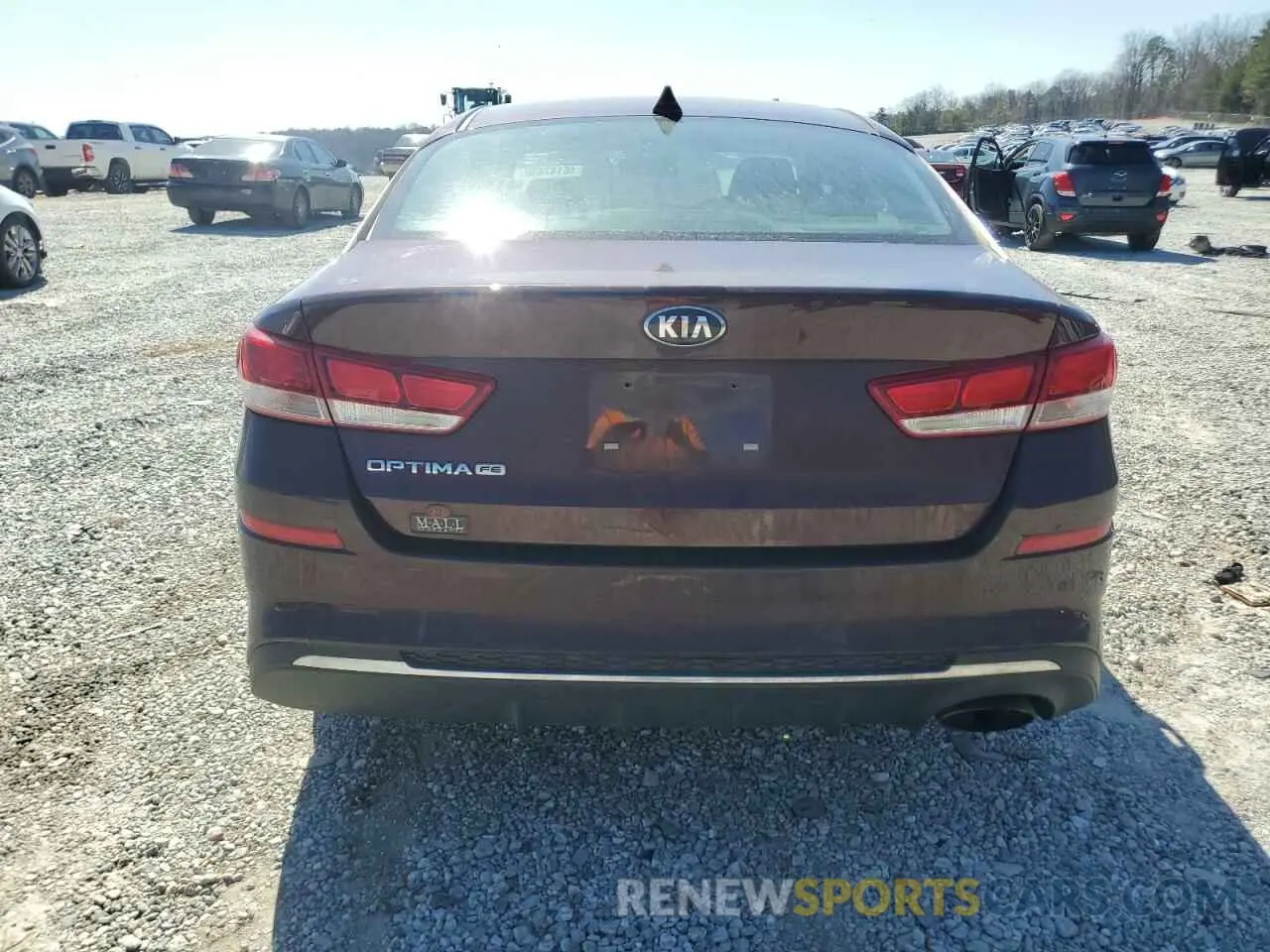 6 Photograph of a damaged car 5XXGT4L33KG351280 KIA OPTIMA 2019