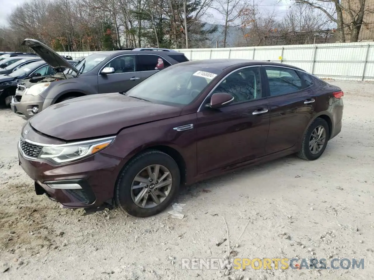 1 Photograph of a damaged car 5XXGT4L33KG352722 KIA OPTIMA 2019