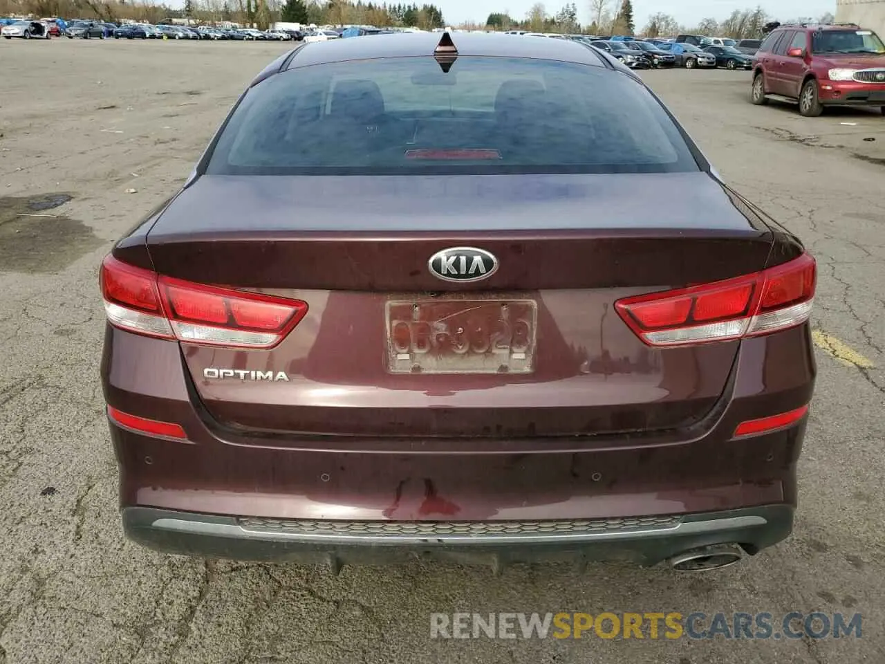 6 Photograph of a damaged car 5XXGT4L33KG354647 KIA OPTIMA 2019