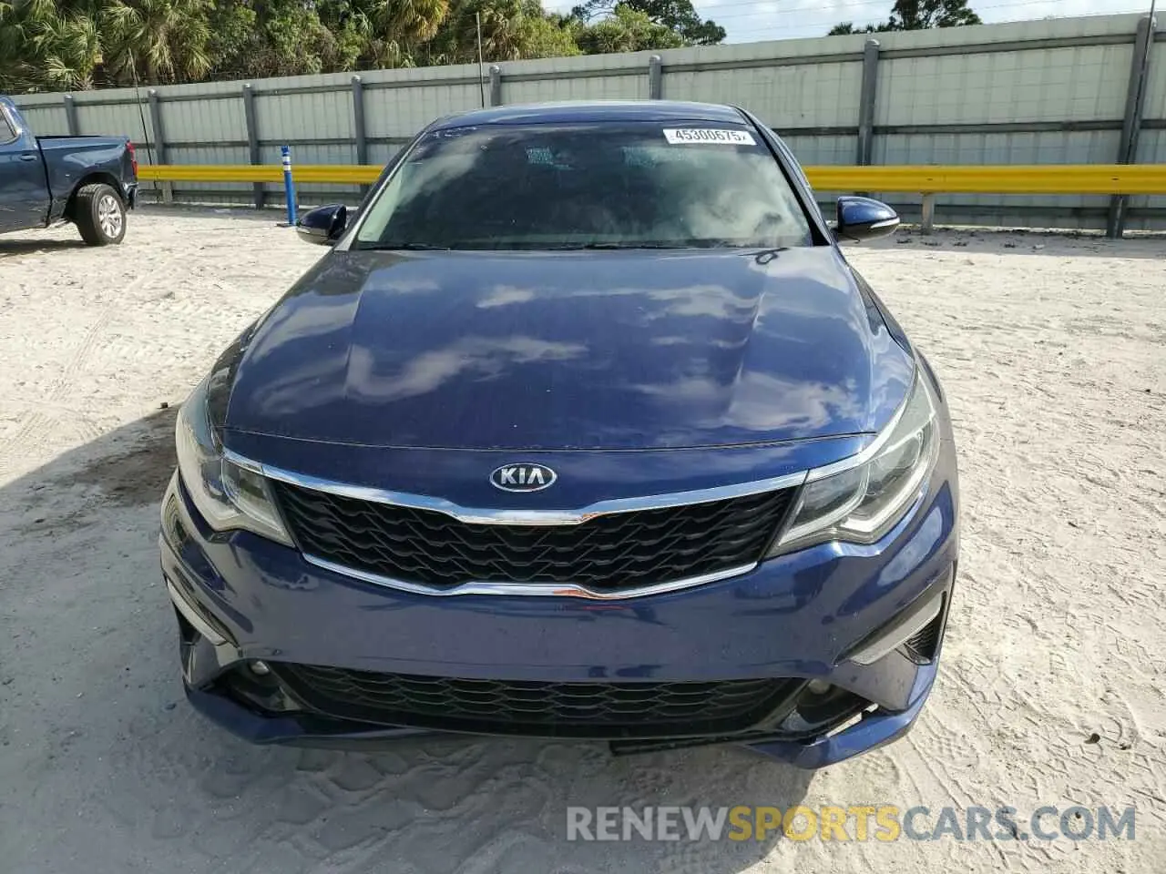 5 Photograph of a damaged car 5XXGT4L33KG367625 KIA OPTIMA 2019