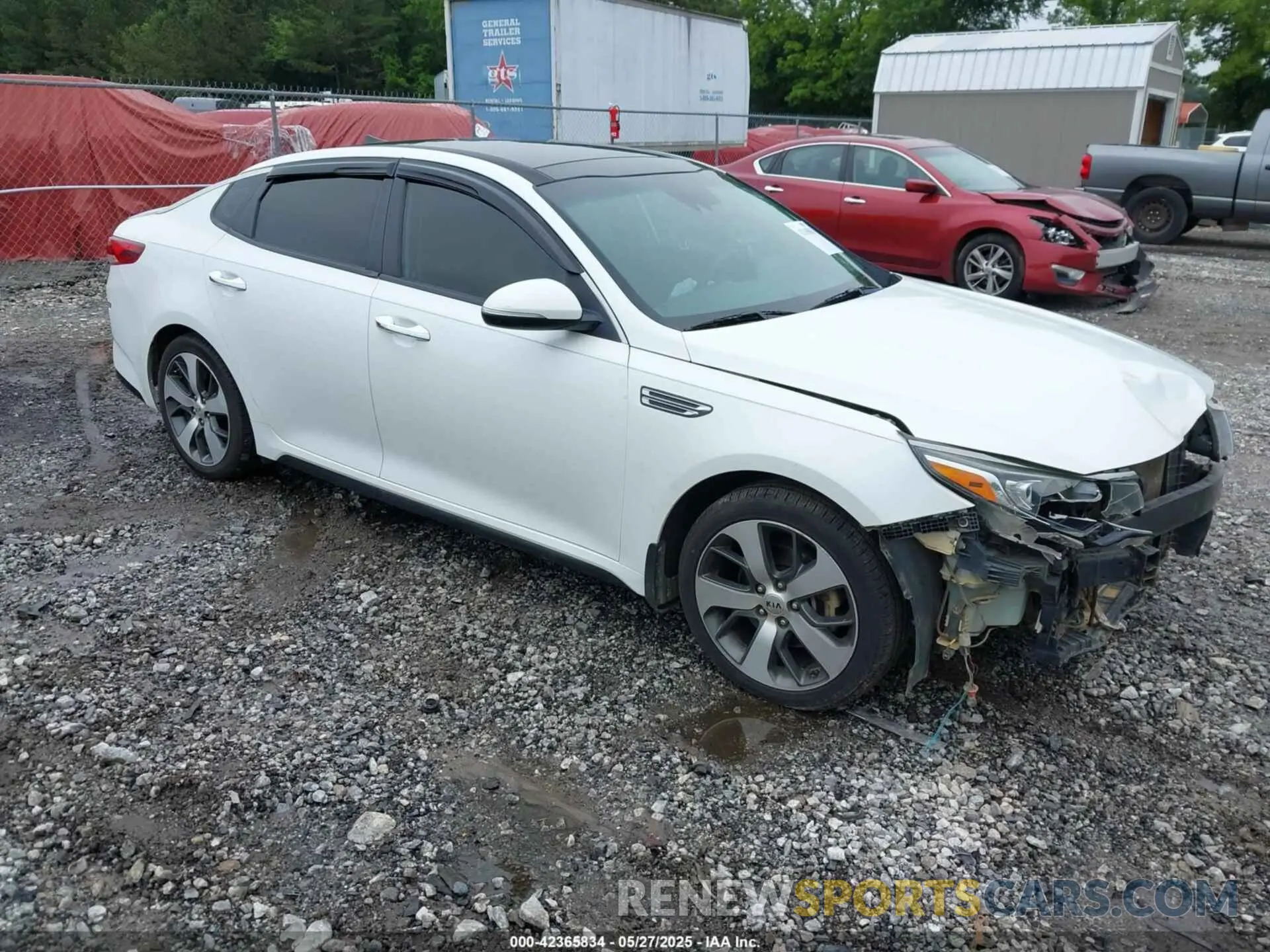 1 Photograph of a damaged car 5XXGT4L33KG374235 KIA OPTIMA 2019