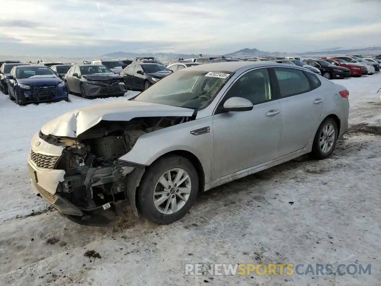 1 Photograph of a damaged car 5XXGT4L34KG276900 KIA OPTIMA 2019