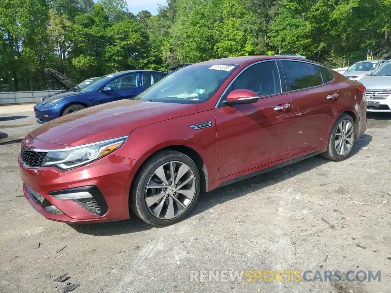 1 Photograph of a damaged car 5XXGT4L34KG284124 KIA OPTIMA 2019