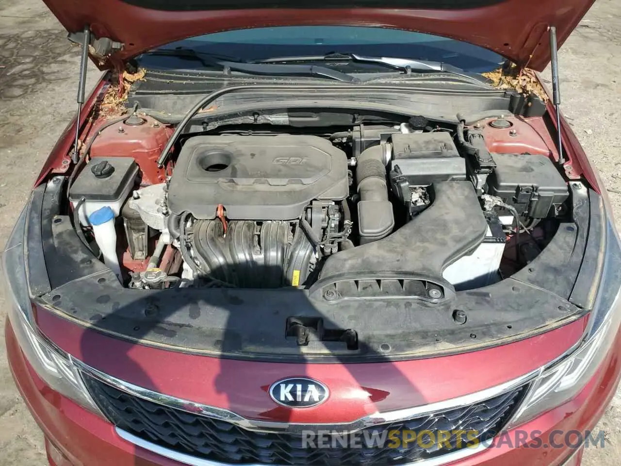 11 Photograph of a damaged car 5XXGT4L34KG284124 KIA OPTIMA 2019