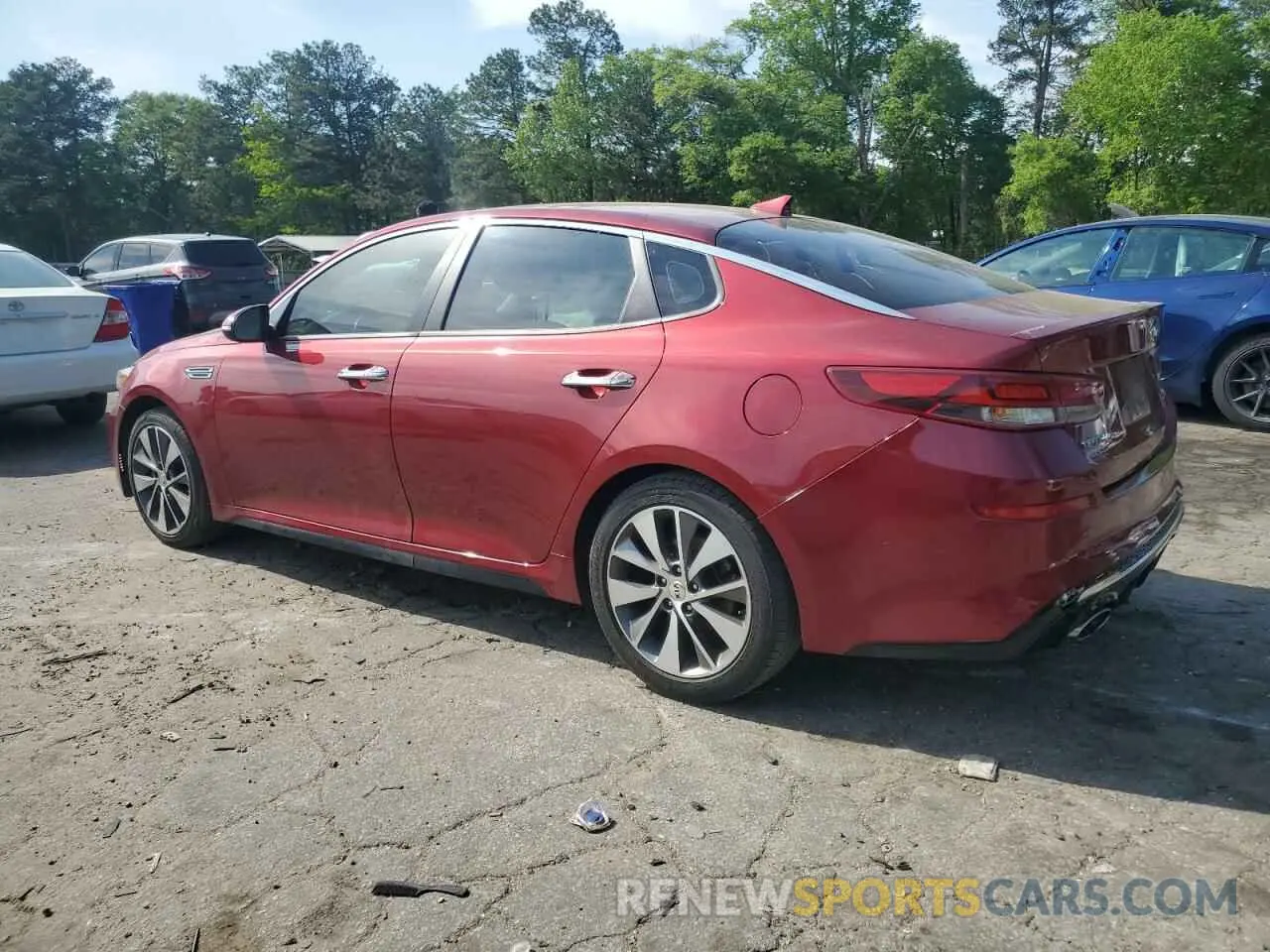 2 Photograph of a damaged car 5XXGT4L34KG284124 KIA OPTIMA 2019