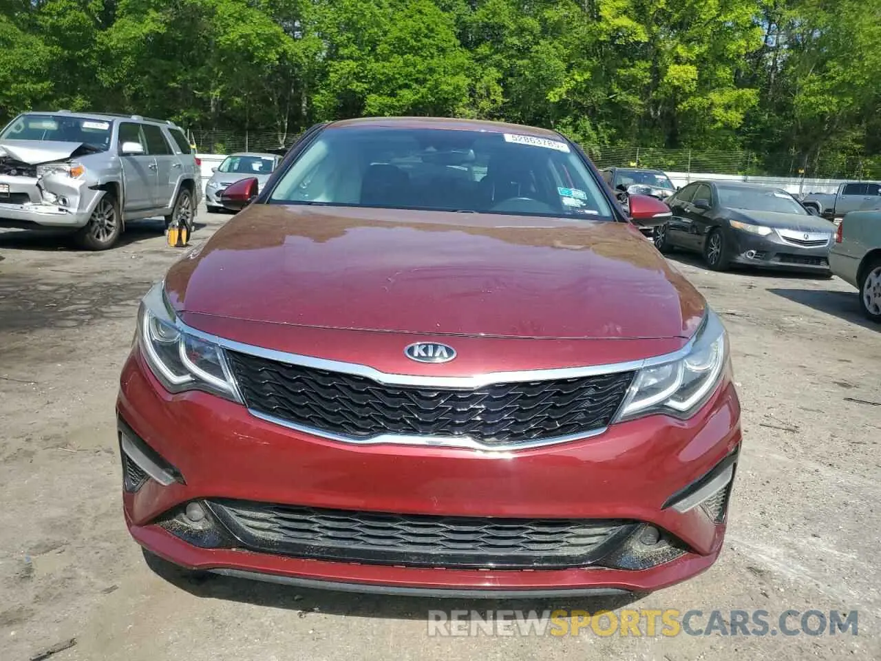 5 Photograph of a damaged car 5XXGT4L34KG284124 KIA OPTIMA 2019