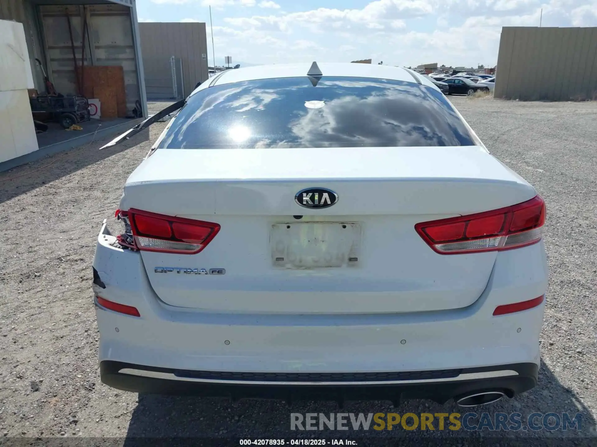 16 Photograph of a damaged car 5XXGT4L34KG288352 KIA OPTIMA 2019