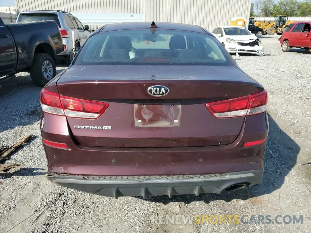 6 Photograph of a damaged car 5XXGT4L34KG290991 KIA OPTIMA 2019