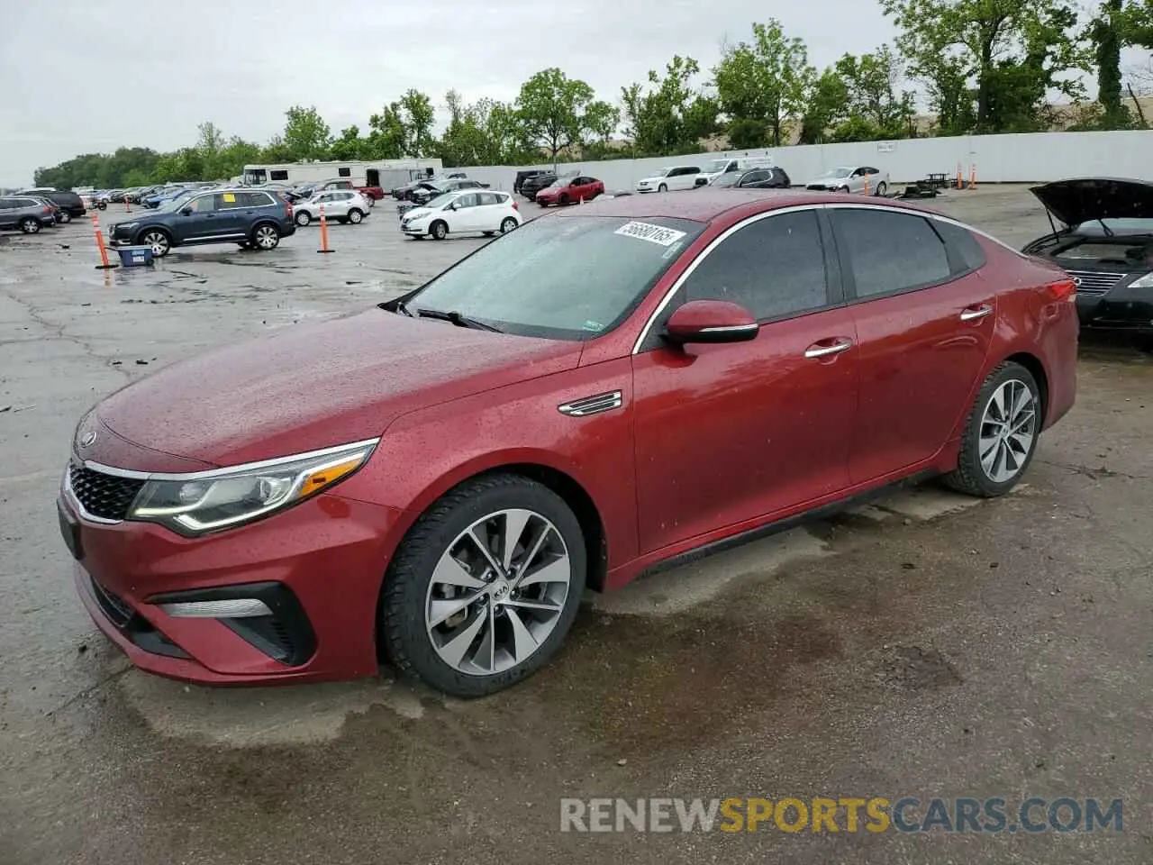 1 Photograph of a damaged car 5XXGT4L34KG295981 KIA OPTIMA 2019