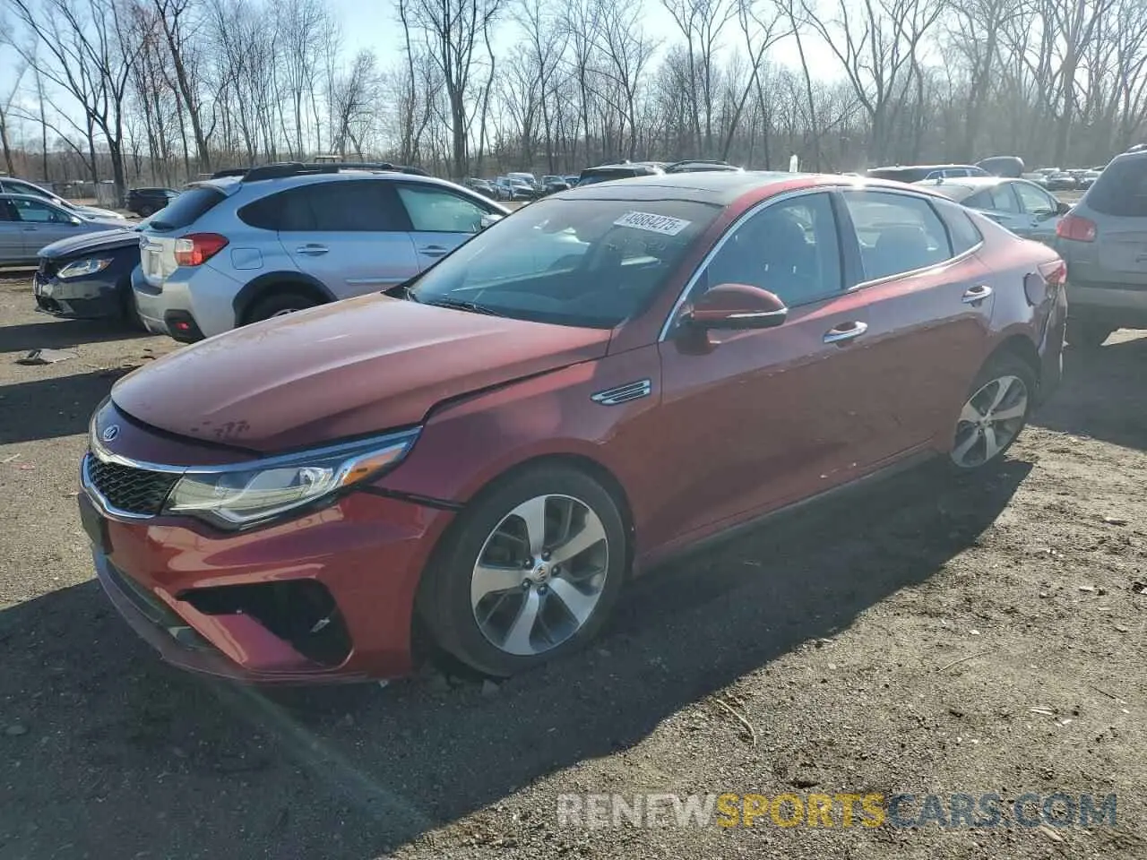 1 Photograph of a damaged car 5XXGT4L34KG303304 KIA OPTIMA 2019