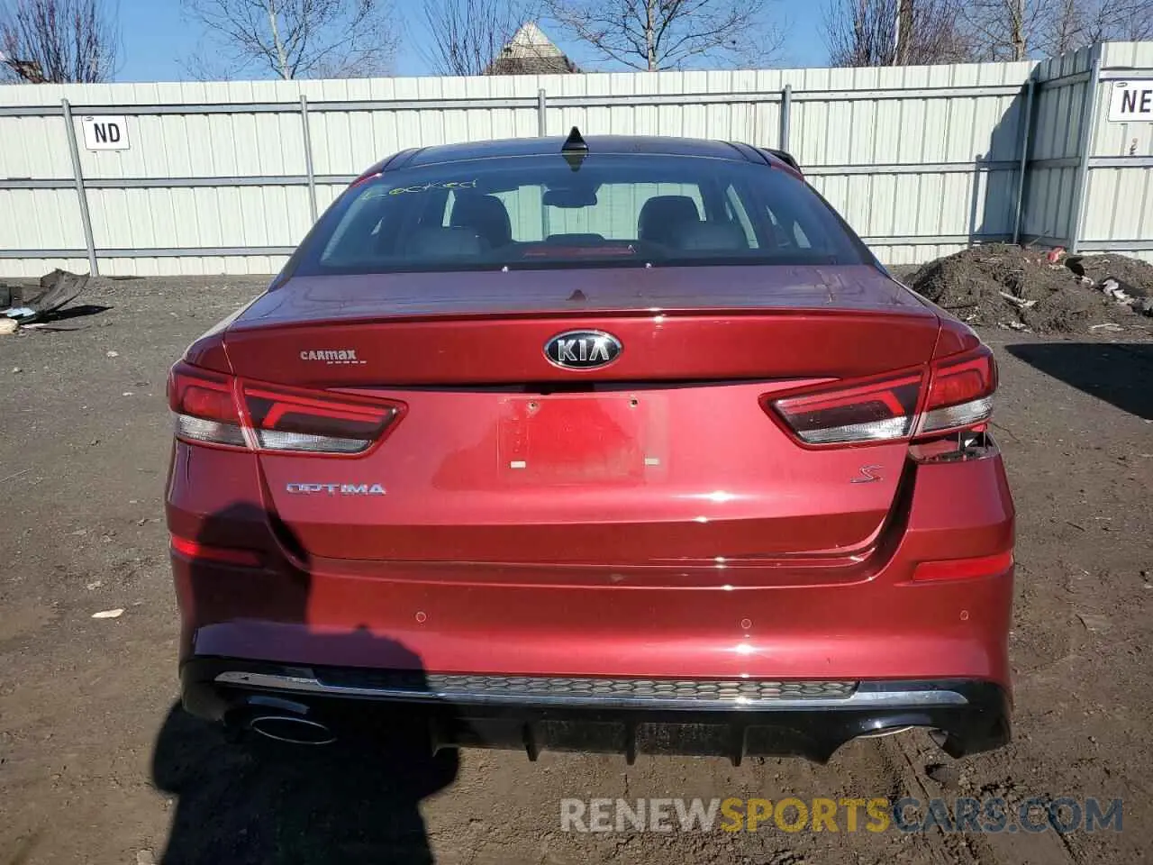 6 Photograph of a damaged car 5XXGT4L34KG303304 KIA OPTIMA 2019