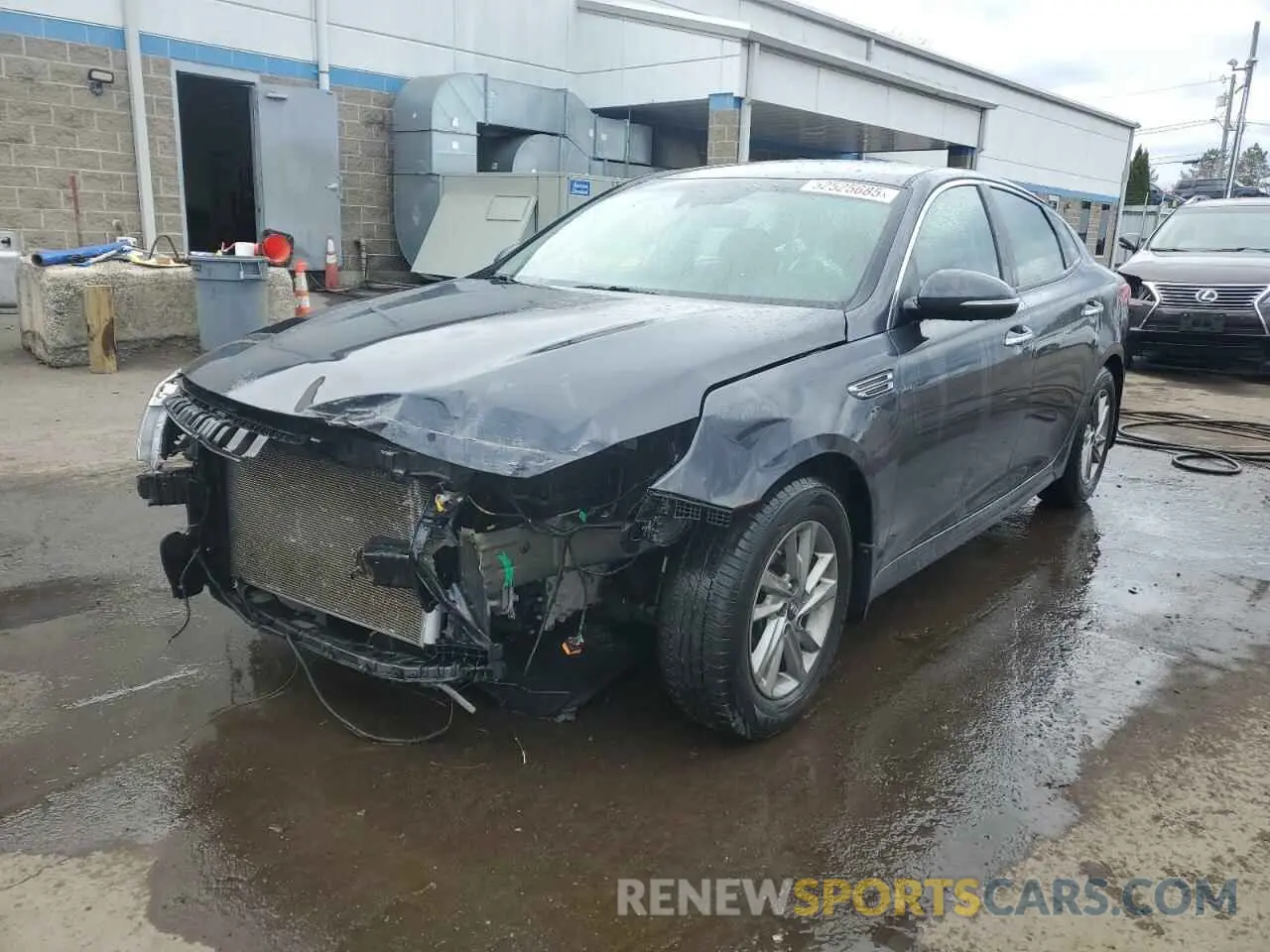 1 Photograph of a damaged car 5XXGT4L34KG305263 KIA OPTIMA 2019