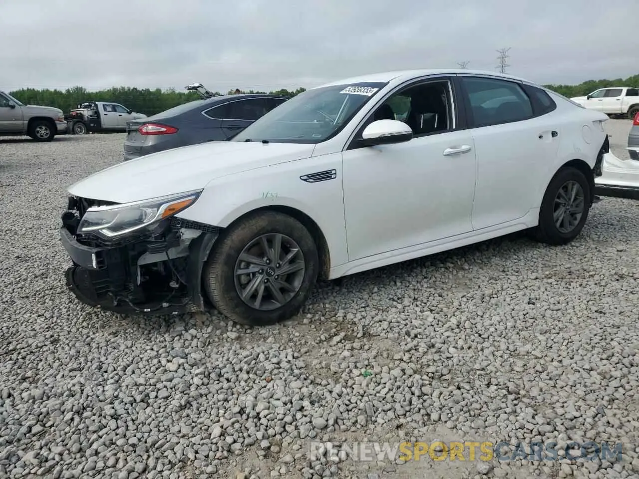 1 Photograph of a damaged car 5XXGT4L34KG333080 KIA OPTIMA 2019