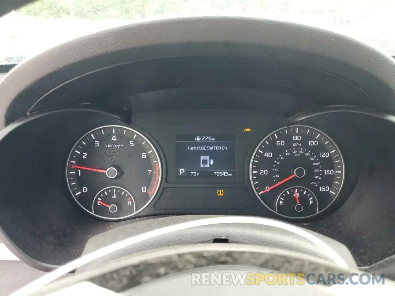 9 Photograph of a damaged car 5XXGT4L34KG333080 KIA OPTIMA 2019