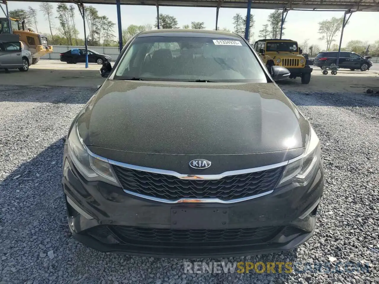 5 Photograph of a damaged car 5XXGT4L34KG341213 KIA OPTIMA 2019