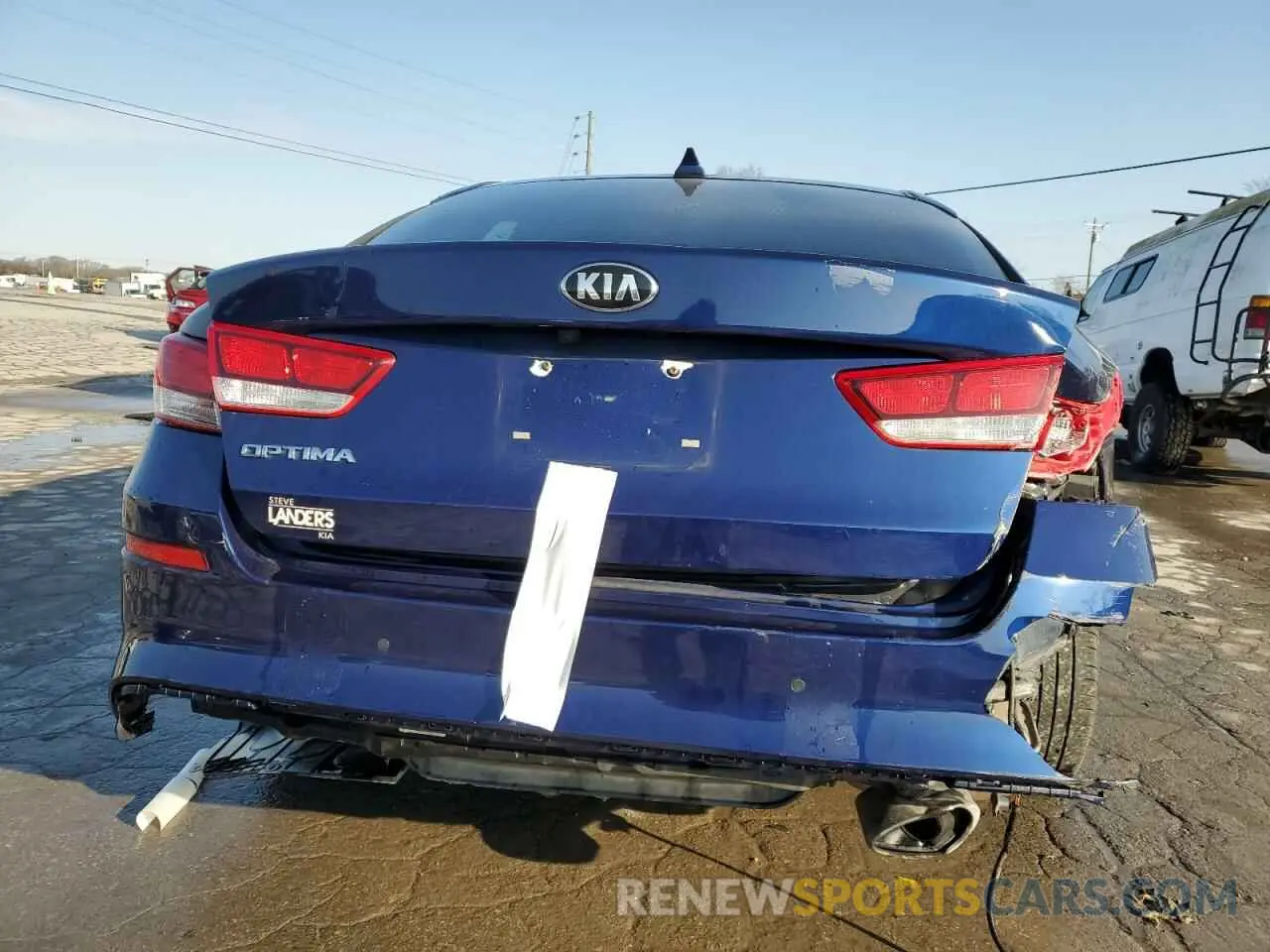 6 Photograph of a damaged car 5XXGT4L34KG358920 KIA OPTIMA 2019