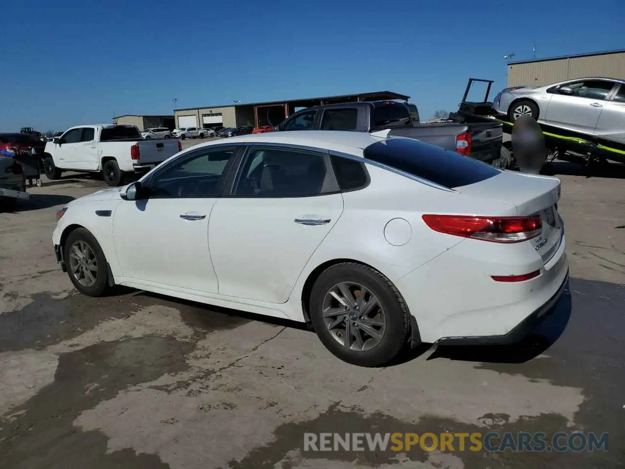 2 Photograph of a damaged car 5XXGT4L34KG363907 KIA OPTIMA 2019