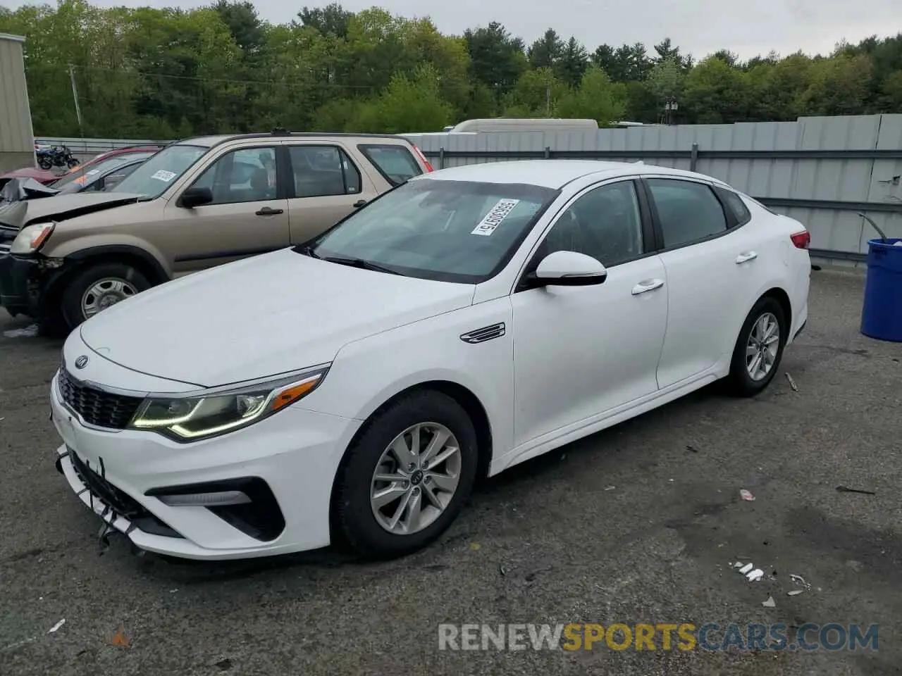 1 Photograph of a damaged car 5XXGT4L35KG278705 KIA OPTIMA 2019