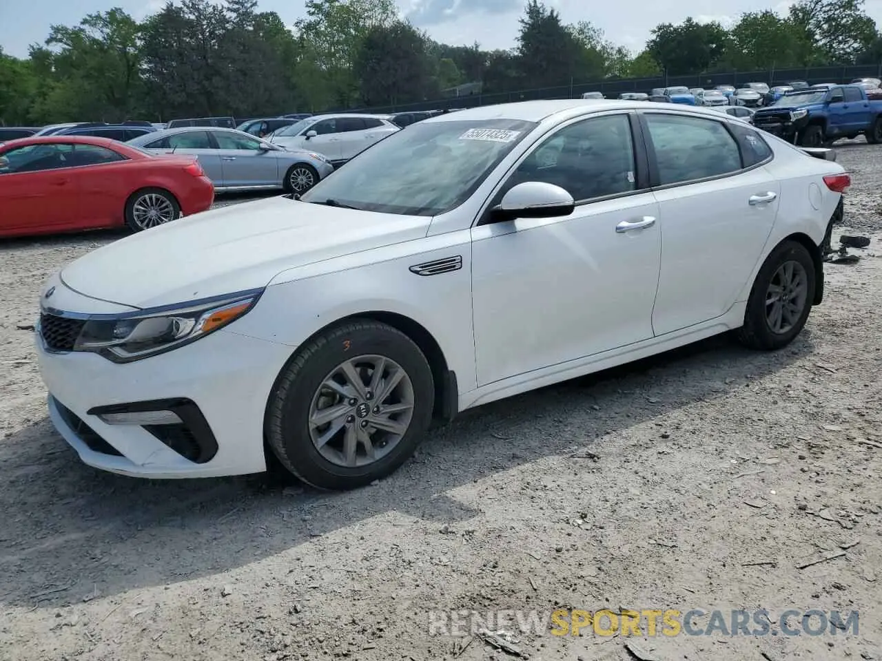 1 Photograph of a damaged car 5XXGT4L35KG287369 KIA OPTIMA 2019