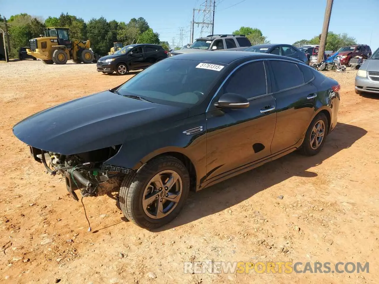 1 Photograph of a damaged car 5XXGT4L35KG290854 KIA OPTIMA 2019