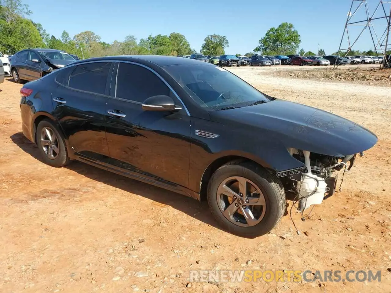 4 Photograph of a damaged car 5XXGT4L35KG290854 KIA OPTIMA 2019